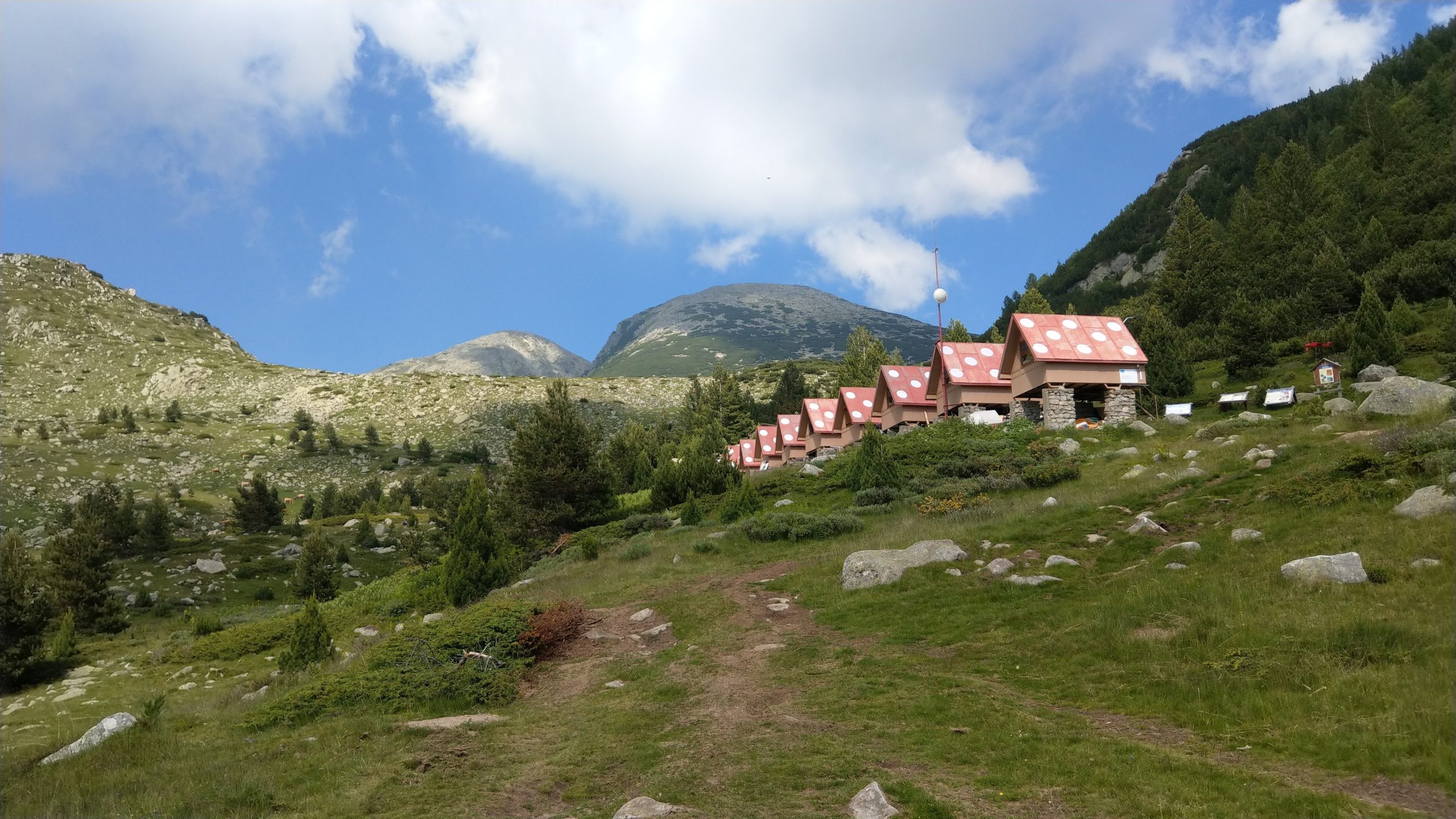 Спано поле, Синаница, Муратов връх и Караулите